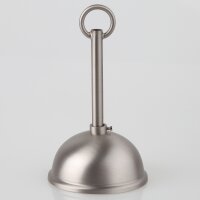 Lampen Baldachin Metall edelstahloptik 80x39 mm Kugelform...