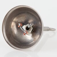Lampen Baldachin Metall edelstahloptik 80x39 mm Kugelform...