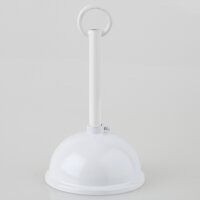 Lampen Baldachin Metall weiß lackiert 80x39 mm...