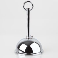 Lampen Baldachin Metall verchromt 80x39 mm Kugelform mit...