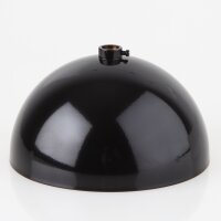 Lampen Baldachin Metall schwarz lackiert 120x62 mm...