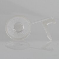 Isolierungstülle TZ14 für E14-Fassungen | Kunststoff transparent | Mit Kragen & Zugentlastung | 17,5 x 19 mm