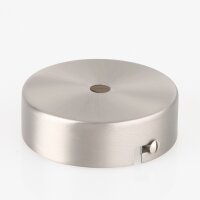 Lampen Metall Baldachin 80x25mm edelstahloptik für 1...