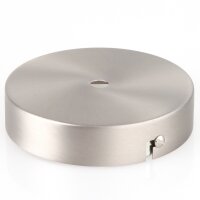 Lampen Metall Baldachin 110x28mm edelstahloptik für...