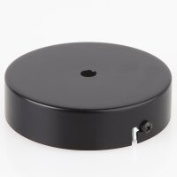 Lampen Metall Baldachin 110x28mm schwarz für 1...