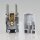Schutzkontakt-Stecker grau mit Knickschutztülle – 250V/16A – aus schlagfestem Thermoplast, Kaiser