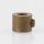 Lampen Stellring Kunststoff gold – 13x11 mm, 6,5 mm Durchgang mit Madenschraube