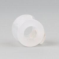 Lampen Stellring Kunststoff transparent – 13x11 mm,...