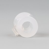 Lampen Stellring Kunststoff transparent – 13x11 mm, 6,5 mm Durchgang mit Madenschraube