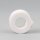 Lampen Stellring Kunststoff weiß – 16x10 mm, 8,2 mm Durchgang mit Madenschraube
