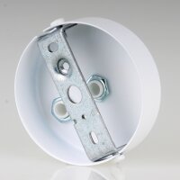 Lampen Zier-Baldachin Metall weiß Ø 80 mm...