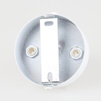 Lampen Zier-Baldachin Metall weiß Ø 80 mm...