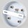 Lampen Zier-Baldachin Metall weiß 100x25 mm für 5 Lampenpendel mit Metall-Zugentlaster