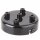 Lampen Zier-Baldachin Metall schwarz 100x25 mm für 5 Lampenpendel mit Metall-Zugentlaster