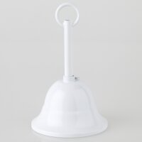 Lampen Baldachin – Metall weiß, Tulpenform...