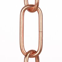 Lampen Metall-Kette 3,8 mm 20x47 | Verkupfert | Zum...