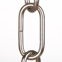 Lampen Metall-Kette 4,85 mm 24x55 | Vernickelt | Zum...