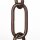 Lampen Metall-Kette 4,85 mm 24x55 | Antik Fumé | Zum Aufhängen schwerer Lampen & Kronleuchter | Belastbar bis 25 kg - Meterware