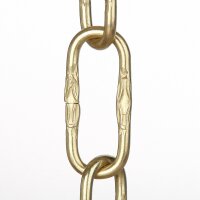 Lampen Metall-Kette 3,8 mm geprägt 20x47 |...