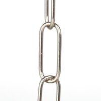 Lampen Metall-Kette 2,8 mm 16x39 | Vernickelt | Zum...