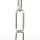 Lampen Metall-Kette 2,8 mm 16x39 | Vernickelt | Zum Aufhängen schwerer Lampen & Kronleuchter | Belastbar bis 12 kg - Meterware