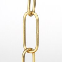 Lampen Metall-Kette 2,8 mm 16x39 | Glanz vermessingt |...