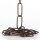 Lampen Metall-Kette 2,8 mm 16x69 | Antik Fumé | Zum Aufhängen schwerer Lampen & Kronleuchter | Belastbar bis 12 kg - Meterware
