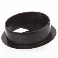 Kabeldurchführung für Tisch & Arbeitsplatten | Ø 59 mm | Kunststoff schwarz | Mit drehbarer Öffnung | Heidemann