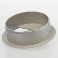 Kabeldurchführung für Tisch & Arbeitsplatten | Ø 59 mm | Kunststoff silber | Mit drehbarer Öffnung | Heidemann