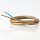 PVC-Lampenkabel gold 2-adrig 2x0,75 mm² H03VV-F – Meterware