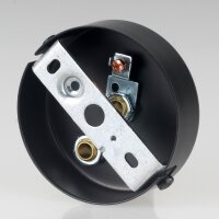 Lampen Zier-Baldachin Metall schwarz Ø 80 mm...