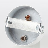 Lampen Zier-Baldachin Metall weiß Ø 80 mm...