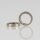 M10x1 Rundmutter – 13x2,5 mm, Metall vernickelt