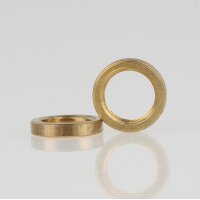 M10x1 Rundmutter – 13x2,5 mm, Metall messing
