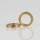 M10x1 Rundmutter – 13x2,5 mm, Metall messing