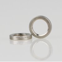 M10x1 Rundmutter – 13x2,5 mm, Metall Nickel matt /...