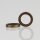 M10x1 Rundmutter – 13x2,5 mm, Metall antik fumé