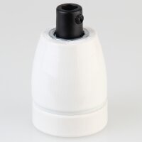 E27 Premium Porzellan Lampenfassung mit...