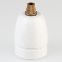 E27 Premium Porzellan Lampenfassung mit...