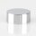 Lampen Abschlussknopf Deckelknopf M10x1 Innengewinde 25x10 mm verchromt