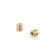 Lampen Abschlussknopf M3 Innengewinde 7x8 mm Messing roh