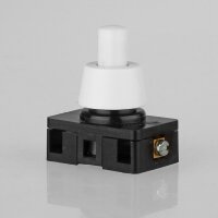 Lampen Einbau-Druckschalter weiß – 1-polig,...