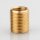 M13x1 AG auf M10x1 IG Reduzier Gewinde-Adapter | Länge 15 mm | Messing roh