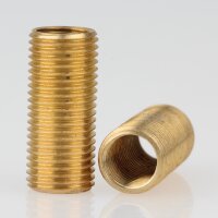 M10x1 AG auf M8x1 IG Reduzier Gewinde-Adapter | Länge 22 mm | Messing roh