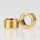 M13x1 AG auf M10x1 IG Reduzier Gewinde-Adapter | Länge 7 mm | Messing roh