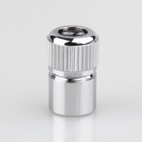 M10x1 Zugentlastung aus Metall verchromt 3-teilig mit...