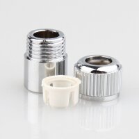 M10x1 Zugentlastung aus Metall verchromt 3-teilig mit...