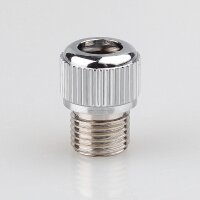 M10x1 Zugentlastung aus Metall verchromt 3-teilig mit...