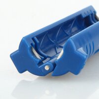 Koaxial Kabel Abisolierwerkzeug mit Öffnungsfeder und Sperrklinke