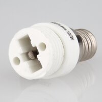 E14 auf G9 Reduzierfassung, Porzellan/Keramik, 230V/2A,...